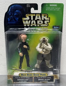 1998 Kenner Star Wars Max Rebo Band Pairs Barquin D’An Droopy McCool New in Box - Picture 1 of 5