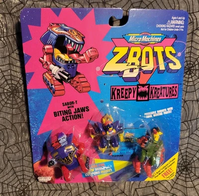 1995 Galoob Micro Machines Z-bots Kreepy Kreatures MOC Wolfee Stalker Sabor-T - Image 1 of 4