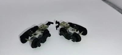 HO Scale Metal Freight Car Bettendorf Talgo Trucks w/ Horn Hook Couplers (T2) - Image 1 of 3