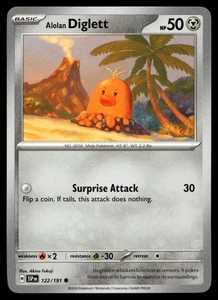 Alolan Diglett 122/191 SV08: Surging Sparks - Picture 1 of 2