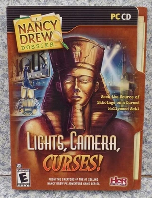 Videojuego PC Nancy Drew Dossier Luces Cámara Maldiciones NUEVO SELLADO Caja Foto 1 de 4