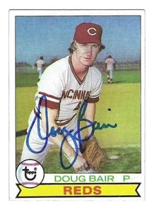 Autographed 1979 Topps DOUG BAIR Cincinnati Reds card #126 w/Show ticket - Picture 1 of 1