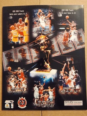 Майкл Джордан ограниченный выпуск 8x10 6 раз чемпион Chicago Bulls - Изображение 1 из 2