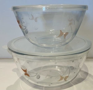 Set 2 ciotole di miscelazione con nido in vetro Kate Spade New York Lenox con coperchi - Foto 1 di 4