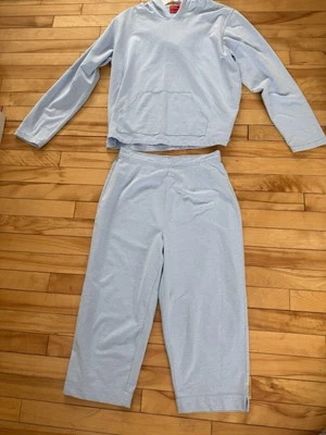 Sudadera y pantalones con capucha para mujer Liz Claiborne talla M bolsillo Foto 1 de 4