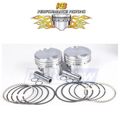 KB Cast Piston Set for 1995-1998 Harley Davidson FXD Dyna Super Glide - or Foto 1 de 4