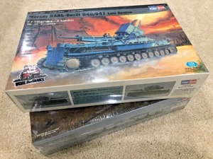 1/72 German Morser Karl-Gerat & Rail Transporter - Hobby Boss 2 Bausatz LOT - Bild 1 von 4