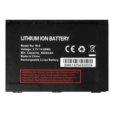 Batería Netgear AirCard 781S 4G AT&T Unite Pro Hotspot W6 W-6 4020 mA especificaciones OEM Foto 1 de 3