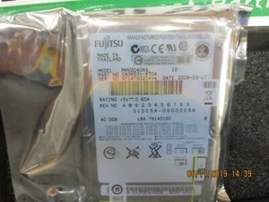New - Fujitsu MHV2040AS 40GB 5400RPM 8MB Cache IDE Ultra ATA100 2.5in HDD - Afbeelding 1 van 5