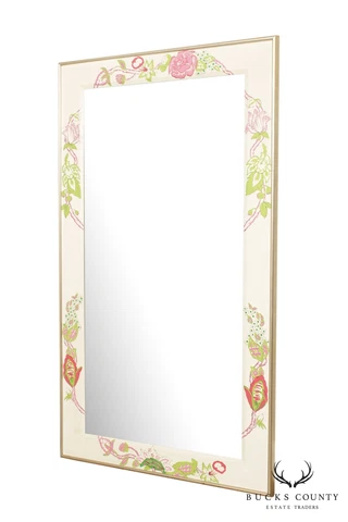 Vintage Floral Floor Length Mirror Cover