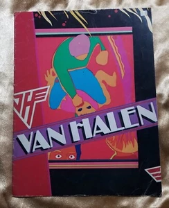 VAN HALEN 1981 "FAIR WARNING" WORLD TOUR CONCERT PROGRAM BOOK Rare - Picture 1 of 12