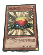 LEVEL EATER 1ST EDITION SDSE-EN017 YU-GI-OH CARD 1996 ATK/600 DEF/0