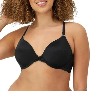 Maidenform Women's One Fab Fit Everyday Full Coverage Racerback Bra Black 38DD - Picture 1 of 3