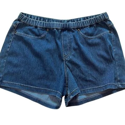 Pantalones Cortos Vaqueros HUE Original Denim, Talla Pequeña, ¡NUEVOS CON ETIQUETAS! Foto 1 de 4