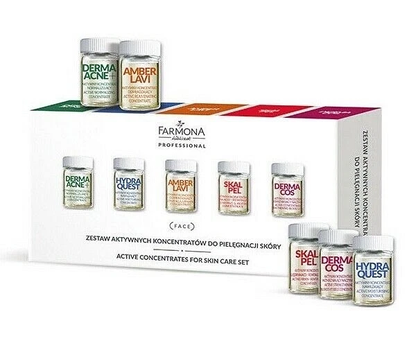 Farmona Professional Set of Active Face Concentrates All Skin Types 10 x 5ml - Image 1 of 1