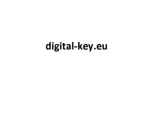 TOP Domain     	     digital-key.eu - Bild 1 von 1