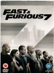 Fast & Furious 7 (DVD with card slipcase, 2015)