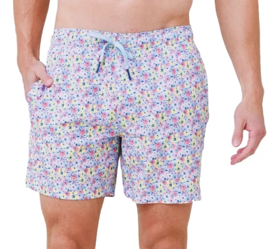 Pantalones Cortos de Natación Southern Tide Para Hombre Cocotex Toscana Sol Hawaiano Floral, Talla XXL 2XL Foto 1 de 4