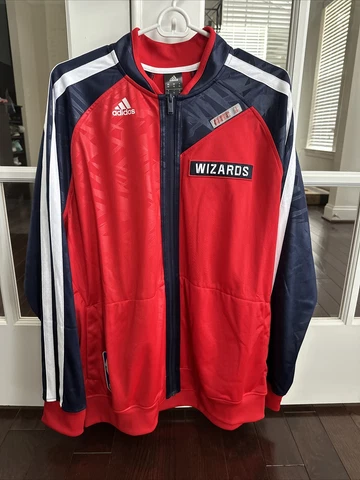 Adidas Washington Wizards Official NBA On-Court Full Zip Jacket SZ XL Never Worn Cover
