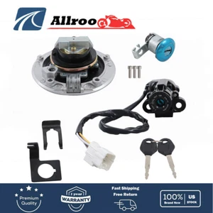Juego de llaves de bloqueo de asiento interruptor de encendido tapa de gas combustible para Kawasaki Z1000 Z 1000 10-16 - Imagen 1 de 10