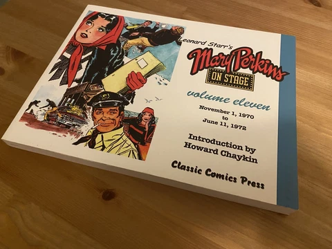 Mary Perkins On Stage Book by Leonard Starr, Volume 11, NEW & Not Read Cover