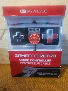 My Arcade Game Pad Retro Wired Controller for NES & SNES Classic - Picture 1 of 3