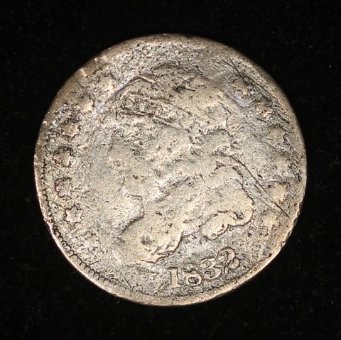 1832 Capped Bust Half Dime                                          TQRAW1408/JU Cover
