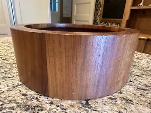 Vintage MCM Large Teak Serving Salad Bowl IHQ DenmarkQuistgaard - Picture 1 of 9