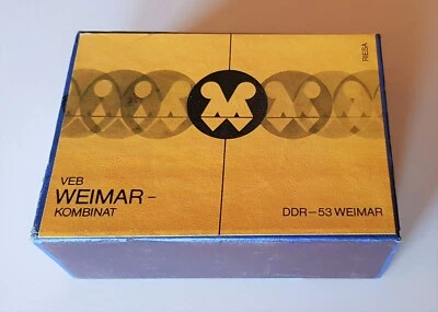 Streichholzschachtel VEB Weimar Werk Kombinat Fortschritt Landmaschinen DDR #003 - Bild 1 von 4