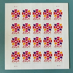 US 2019. Hearts Blosson Love. Sc#5339. Pane of 20. MNH. - Picture 1 of 1