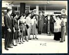 VINTAGE OPENING CEREMONY FUEL COMPANY TEXACO CAMAGUEY CUBA 1950s Photo Y 227