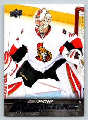 2015-16 UD #482 Chris Driedger Young Guns RC (ref 190236) - Image 1 of 2