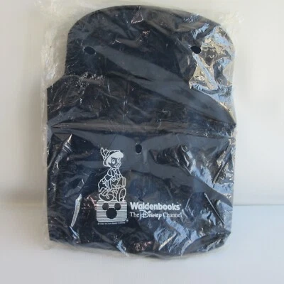 Mochila Bolso Libro Waldenbooks Disney Channel Vintage 1986 Azul Pinocho Nylon Foto 1 de 4
