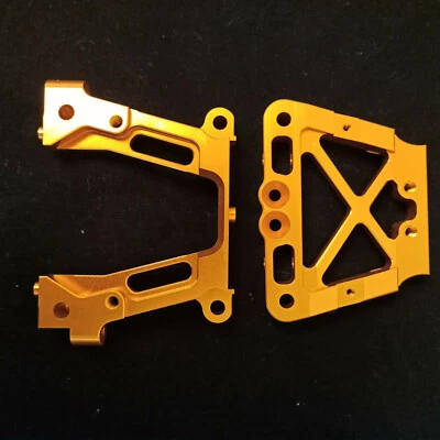 CNC Alloy Metal Rear Bulk Head Set  for HPI KM Rovan Baja 5b 5t 5sc - Image 1 of 4