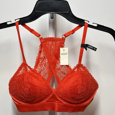 Aerie Real Power Red Wireless Padded Adjustable Straps Racerback Select Size - Image 1 of 4