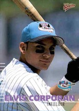 2000 Greensboro Bats Multi-Ad #7 Elvis Corporan Puerto Rico PR Baseball Card