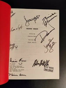 Trophy Heads Original First Draft Script Signed by Linnea Quigley and 9 Others! - Picture 1 of 4