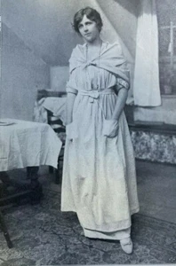 1914 Vintage Magazine Illustration Actress Marie Lohr - Picture 1 of 2