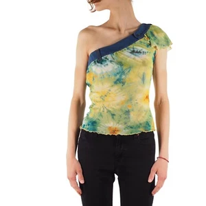 Dolce&Gabbana Vintage Women's Mesh Floral Crop Top size S / Small - Picture 1 of 7