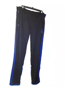 ADIDAS CLIMALITE TRAININGSHOSE SPORTLEGGINGS SCHWARZ MIT BLAUEN STREIFEN DAMEN XL - Bild 1 von 13