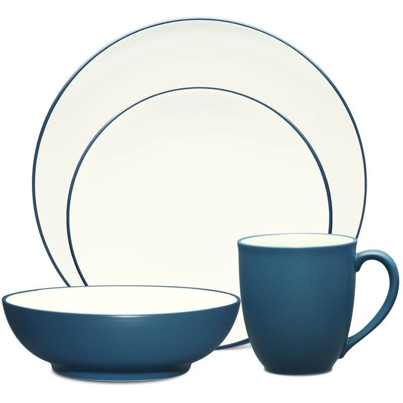 Noritake Colorwave Blue Coupe 48Pc Dinnerware Set, Service for 12 - Image 1 of 1