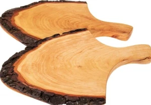 Holz Griffrinde, Jausenbrett , Rustikales Schneidebrett , Brotzeitbrett - Bild 1 von 2
