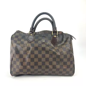 LOUIS VUITTON N41531 Damier Speedy30 Bag Hand Bag - Foto 1 di 18