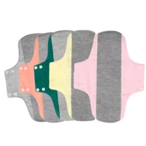 6Pcs Gasket Washable Menstrual Cloth Pads Graphene 23CM Panty Liner Reusable New - Picture 1 of 12