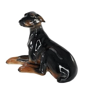 Vintage Gare Inc Doberman Pinscher Dog Statue Figurine 1981 - Picture 1 of 12