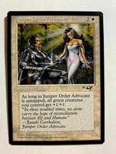 JUNIPER ORDER ADVOCATE Alliances 1996 Magic The Gathering MTG Uncommon White HP
