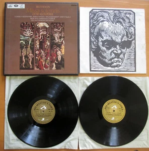 SAN 165-6 ED1 Beethoven Missa Solemnis Klemperer 2LP White Angel 1st EX - Picture 1 of 5
