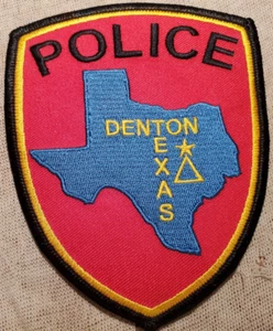 TX Denton Texas Police Patch - Bild 1 von 1