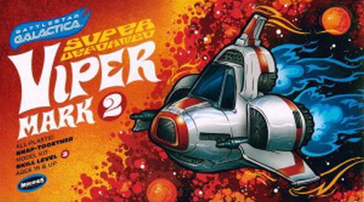 Moebius Models#944   BSG Super Deformed Viper Mk.II SnapKit - Image 1 of 1