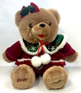 Dan Dee 2000 SNOWFLAKE TEDDY BEAR Plush 14” - Picture 1 of 10